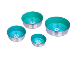 Stainless steel bowl HEAVY PAW  anti slip   13 5 cm 0 45 ltr