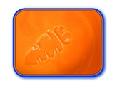 Rodent ceramic dish  CARROT    display 6 pcs  O10 0 x 4 0 cm  180 ml