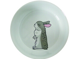 Rodent Ceramic bowl  Rabbit    O 11cm x 4 5 cm  300 ml