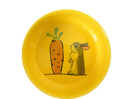 Rodent Ceramic bowl  Carrot Plus    O 11cm x 4 5 cm  300 ml