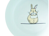 Rodent ceramic bowl  Rabbit    O 11cm x 4 5 cm  300 ml