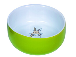 Rodent ceramic bowl  Rabbit    O 11cm x 4 5 cm  300 ml