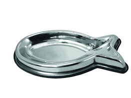 Stainless steel bowl  Fish    21 cm  0 17 ltr