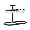 Food bar  CALME  adjustable   53 x 26 5 X 40 cm  2 x appr. 1800 ml