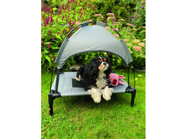 Outdoor dog lounger  Chill Cool  with parasol   76x61x18 cm