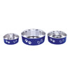 Stainless steel bowl  FUSION   anti slip   13 cm 0 5 ltr