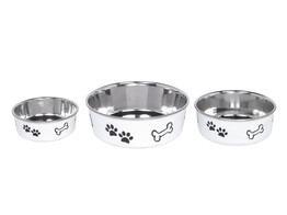 Stainless steel bowl  FUSION   anti slip   13 cm 0 5 ltr