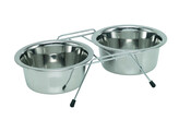 Stand for bowls DOUBLE DINER   13 5 cm 0 35 ltr