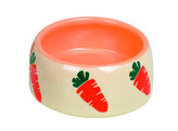 Ceramic feeding trough  CARROT    O 12cm  250 ml