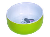 Rodent Ceramic bowl  Rabbit    O 11cm x 4 5 cm  300 ml