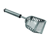 Stainless steel litter scoop   31 x 14 cm