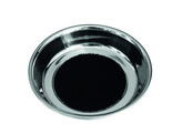 Stainless steel bowl with licking mat  anti slip   O 13 5 x 3 cm  appr. 200 ml