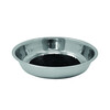 Stainless steel bowl with licking mat  anti slip   O 13 5 x 3 cm  appr. 200 ml