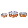 Stainless steel bowl  FUSION   anti slip   13 cm 0 5 ltr