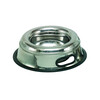 Stainless steel bowl SPLASH FREE  anti slip   23 0 cm 0 85 ltr