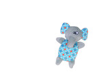 Plush elephant with catip   14 cm