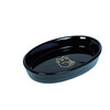 Ceramic cat dish oval  Golden Cat    17 x 11 x 2 5 cm  0 12 l