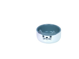 Ceramic cat bowl  Cat Face    O 13 0 x 4 0 cm  0 16 l