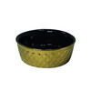 Ceramic bowl  Gold    O 15 x 6 cm  0 50 l