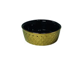 Ceramic bowl  Gold    O 15 x 6 cm  0 50 l