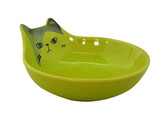 Ceramic cat dish  Kato    O 12 x 5 5 cm  0 15 l