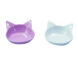 Ceramic cat dish  Neko    14 5 x 14 x 6 5 cm / 200 ml