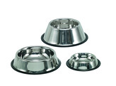 Stainless steel bowl flat  anti slip   15 5 cm 0 20 ltr