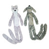 Plush wolf long  with rope inside   105 cm