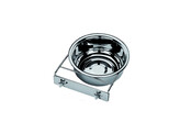 Stainless steel bowl with holder   21 5 cm 2 00 ltr