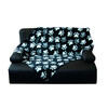 Plaid en polaire  PIPPA   classic noir L x lg  100 x 150 cm