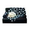 Plaid en polaire  PIPPA   classic noir L x lg  100 x 150 cm