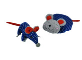 Souris en peluche avec catnip   18 cm  28 cm