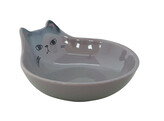 Ceramic cat dish  Kato    O 12 x 5 5 cm  0 15 l