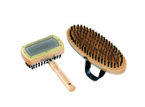 Nature Line slicker brush double   double