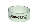 Dog ceramic bowl  HUNGRY    O15 0 X 6 0 cm  550 ml