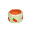 Ceramic feeding trough  CARROT    O 8cm  125 ml