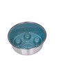 Anti-gulping stainless steel bowl  Paw   anti slip   16 cm 0 82 ltr