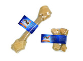 Rawhide bones knotted   2 pieces  13 0 - 14 0 cm  45g