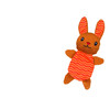 Plush bunny with catnip   17 cm