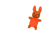 Plush bunny with catnip   17 cm