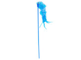 Cat frond with toy   pole  41 cm  feathers 24 cm