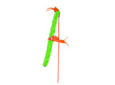 Cat frond with toy   pole  45 cm  toy  37cm