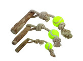 Coffee wood with rope and ball   S   approx. 40 cm