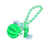 Rubber ball with rope  DENTAL LINE    ball  O 7 cm  ball with toy  30 cm