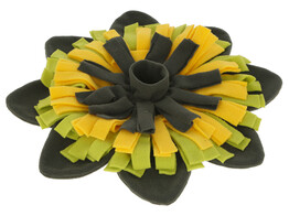 Snuffelkleed Sunflowergeel/groen  O 40 cm