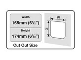 Cat Mate 2-weg kattenluiken met tunnel tot 50mm  wit