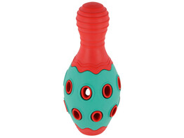 Kegel ToyFastic  te vullen  rood/turkoois  15 x 6 5 cm