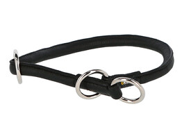 Collier etrangleur pour chien Roma  noir  50cm  8mm