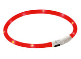 Collier LED Maxi Safe rouge  -55cm  2 vitesses