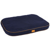 Ligkussen Jerome  navy-cognac  60x40x6cm